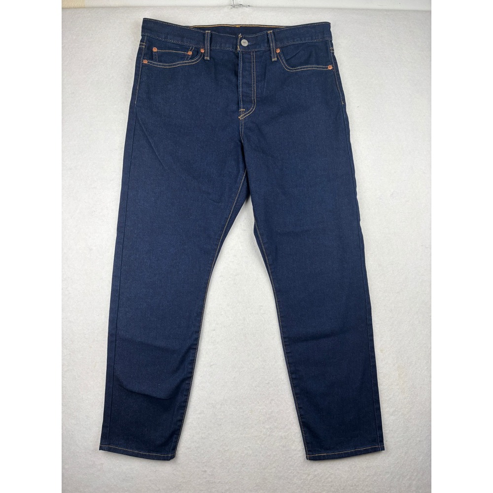 Levis 512 Jeans Mens W32 Slim Tapered Dark Wash Stretch Casual‎